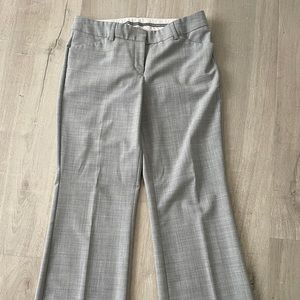 Express Editor 4S Herringbone Gray Pants